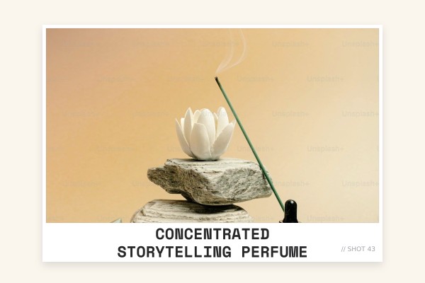 concentrated storytelling perfume