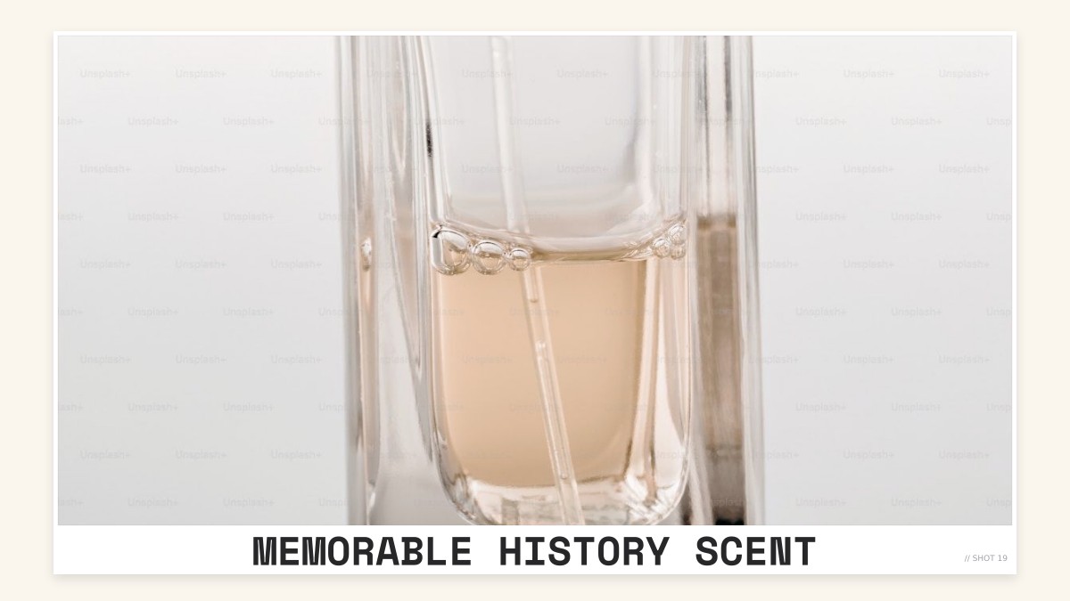 memorable history scent