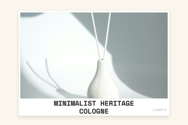 minimalist heritage cologne