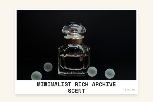 minimalist rich archive scent
