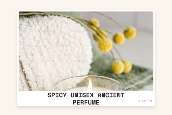 spicy unisex ancient perfume