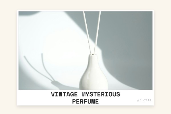 vintage mysterious perfume